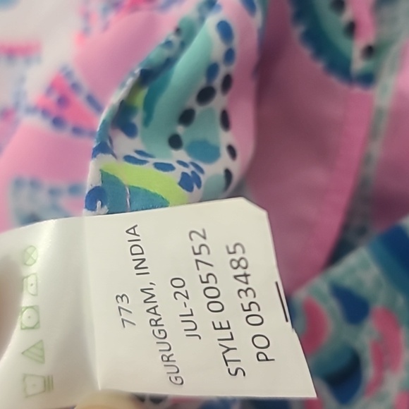 LILLY PULITZER Floral Pink and Blue Maxi Dress - Picture 14 of 14